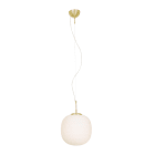 Aneta Lighting - SIRIUS takpendel,matt messing,opal glass 300mm