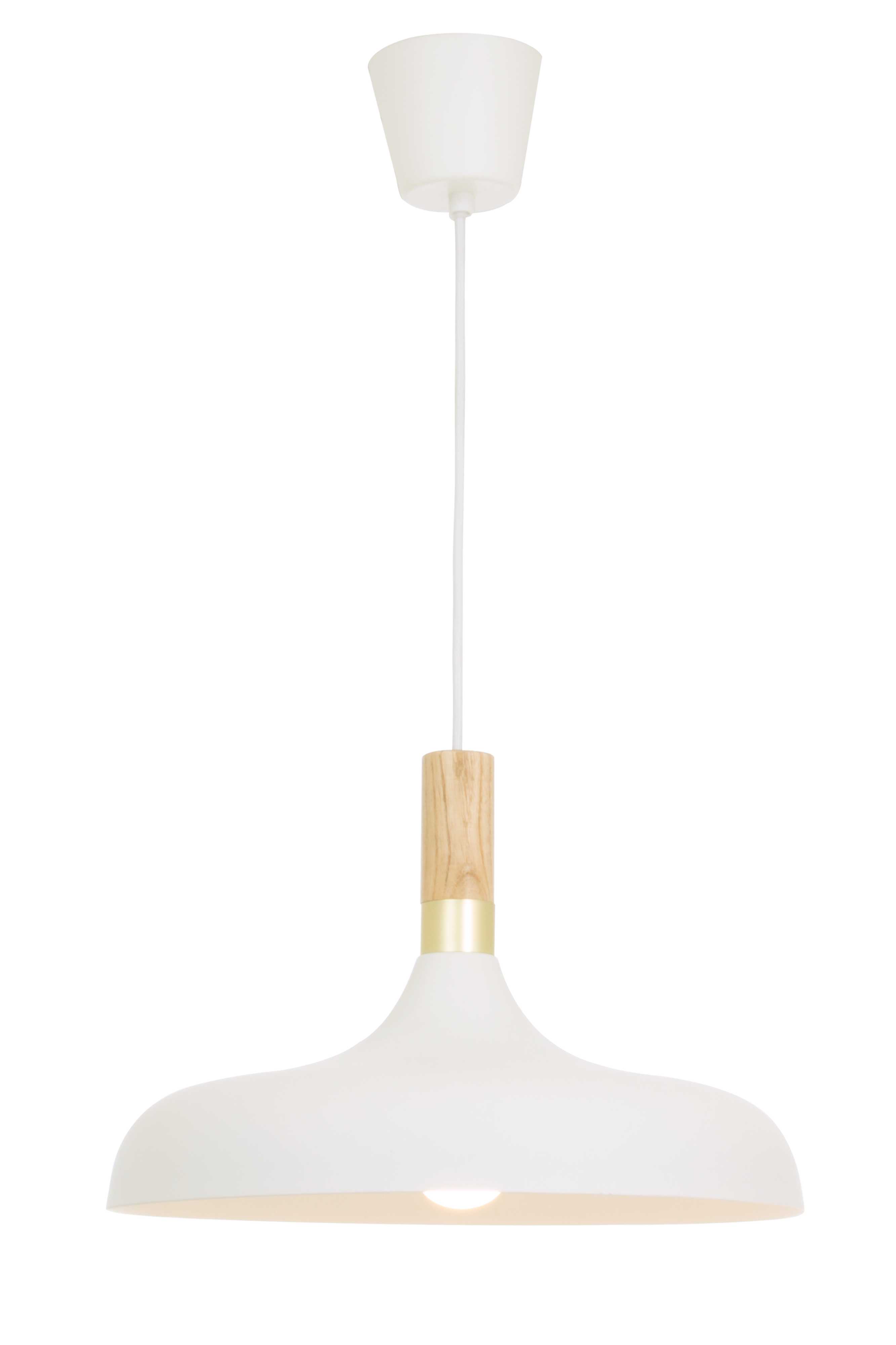 Aneta Lighting - SENSE TAKLAMPE 34CM HVIT/TRE