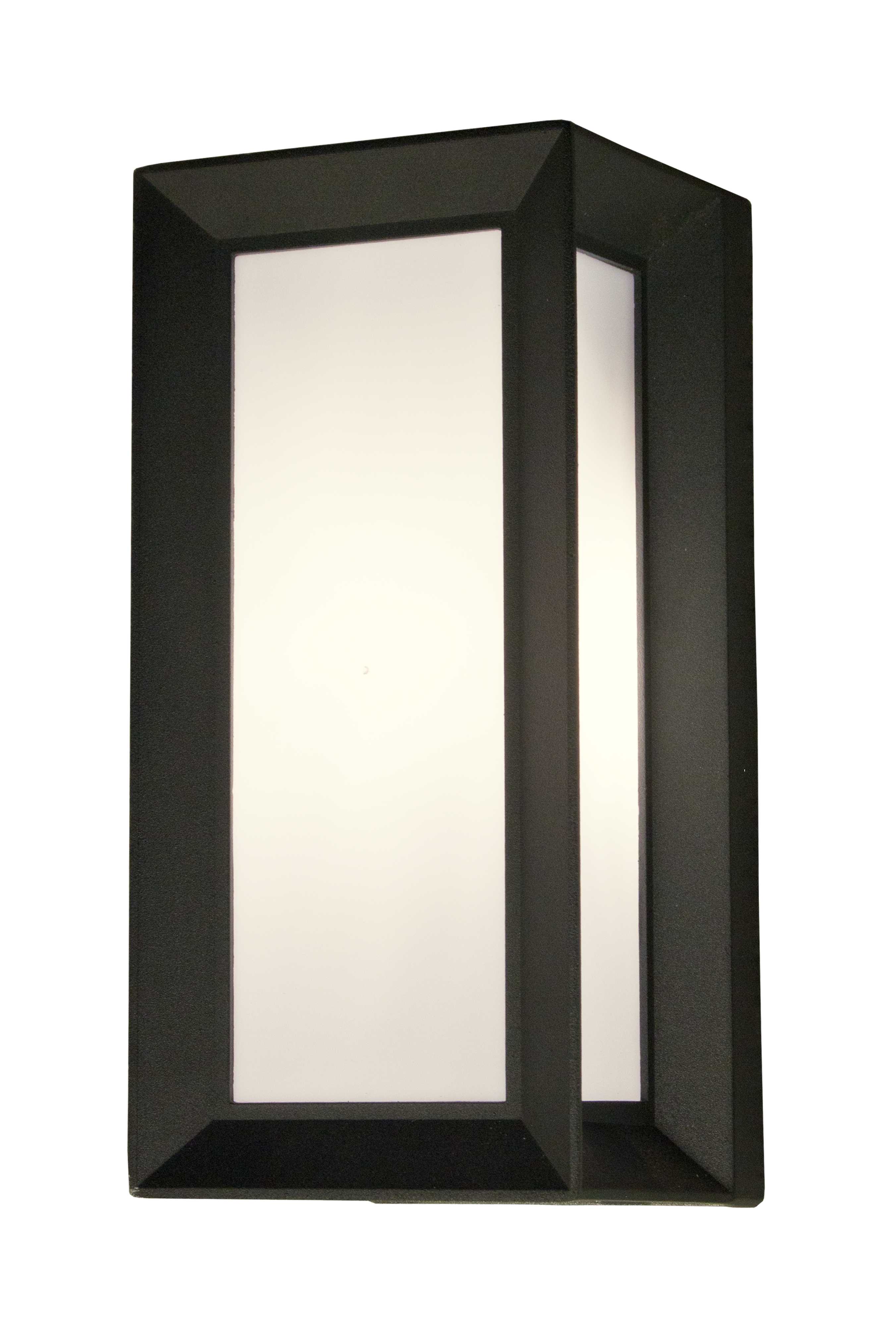 Aneta Lighting - BOX VEGGLAMPE UTE MØRK GRÅ