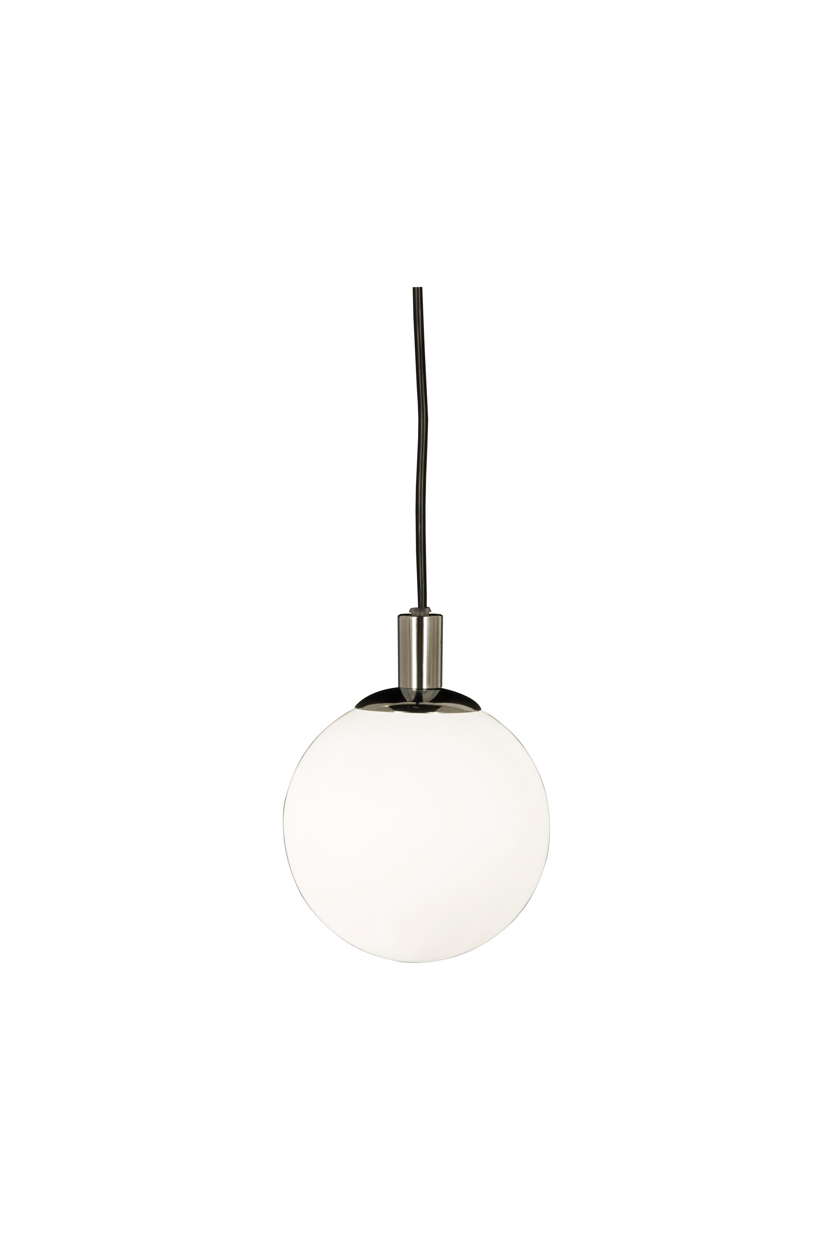 Aneta Lighting - LIDO pendel krom/vit IP44, E14