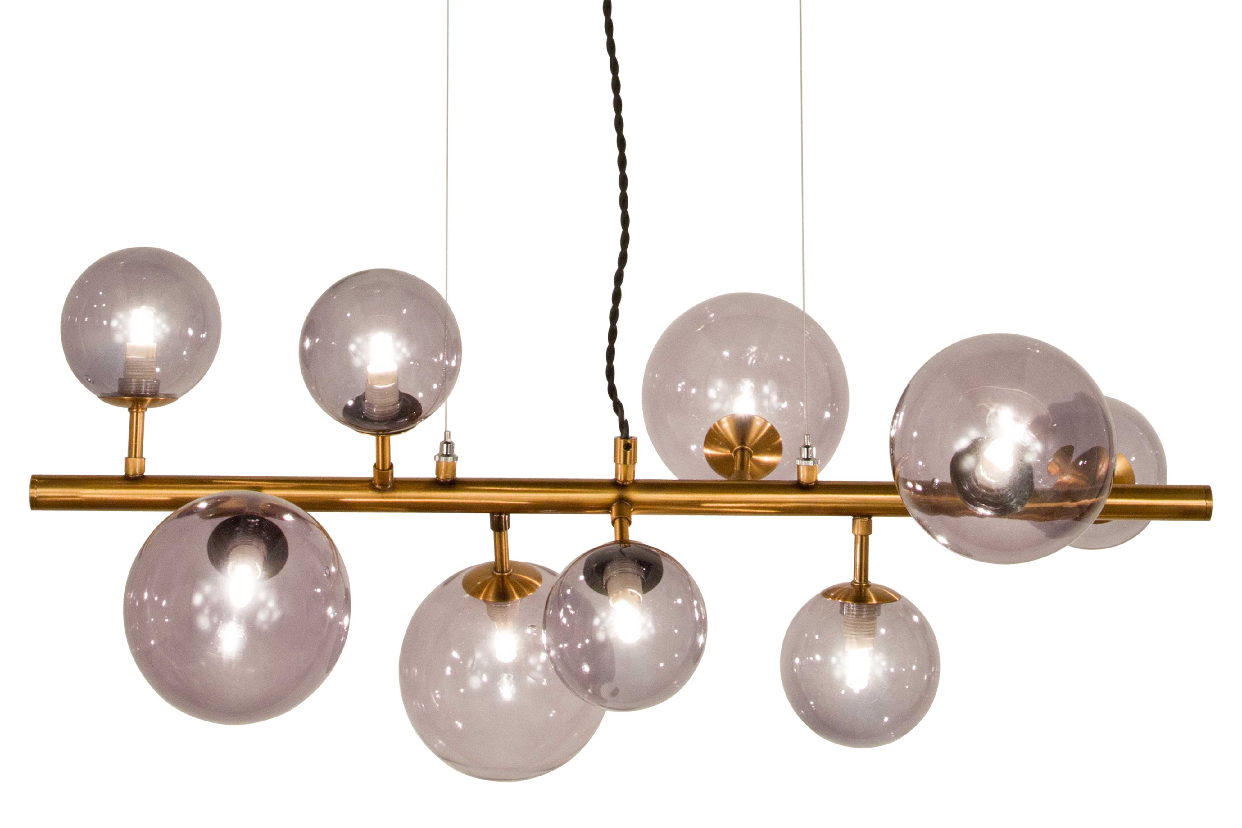 Aneta Lighting - MOLEKYL TAKLAMPE L73 ANTIKK/SOTET