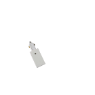 Aneta Lighting - TRACKLINE 230v endetilkobling høyre hvit