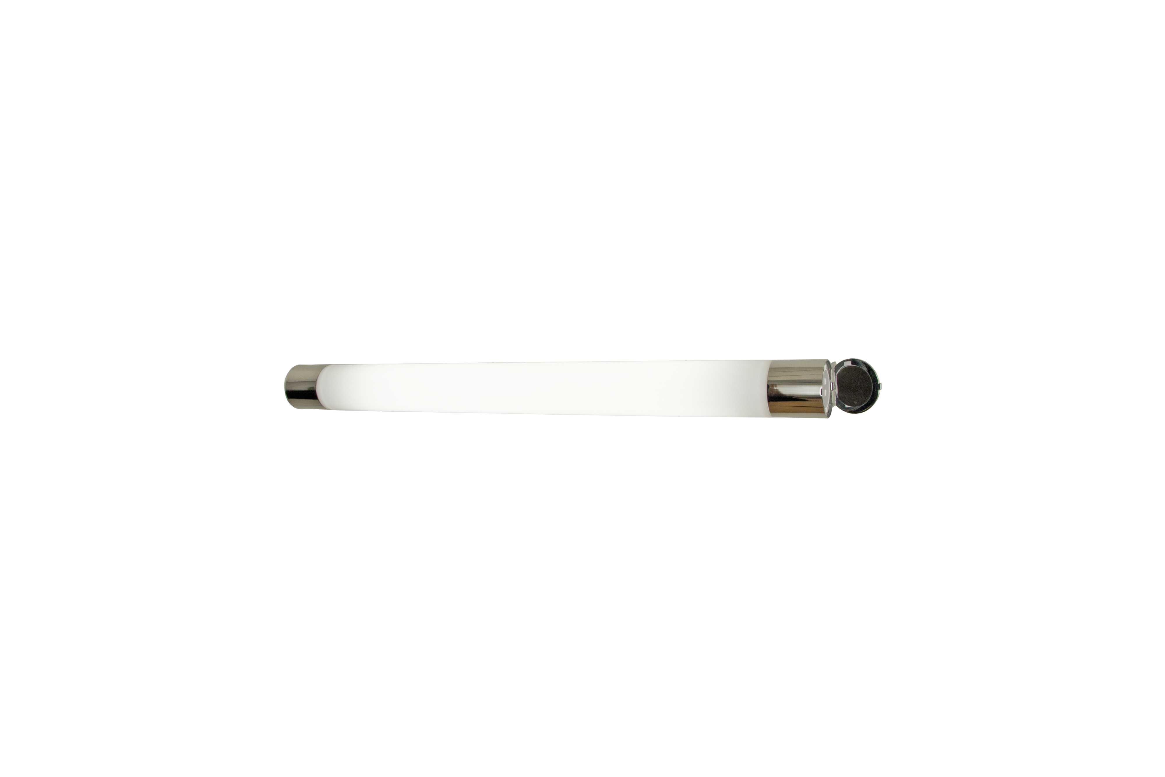 Aneta Lighting - MODICA vegglampe krom IP44 med eluttak, 8W T5