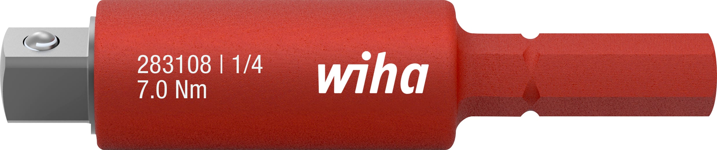 Wiha - Wiha Adapter slimVario® electric til ¼“ topnøkkel, 6 mm, 1/4"