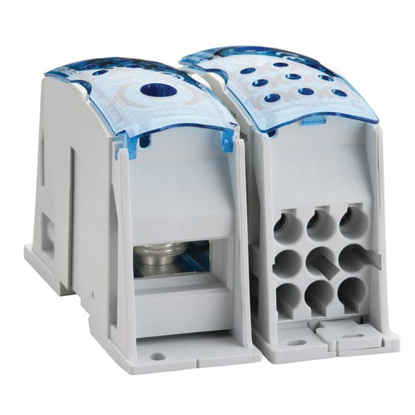 nVent ERIFLEX - Distribusjonsblokk 500A  UDF9C500AL Flat 100mm2 til 9x 2.5-16mm2
