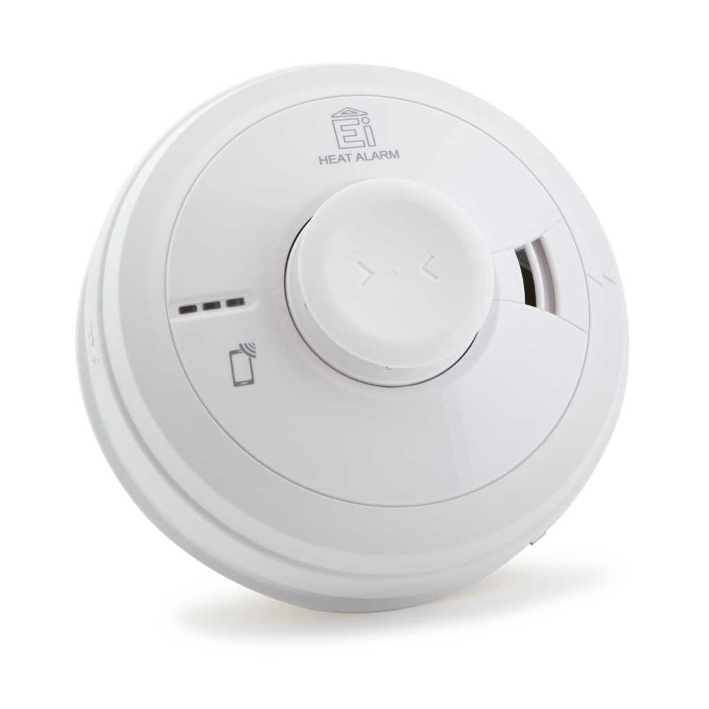 NOBY - 230VAC varmedetektor - oppladb kablet sammenkobling - TEK17