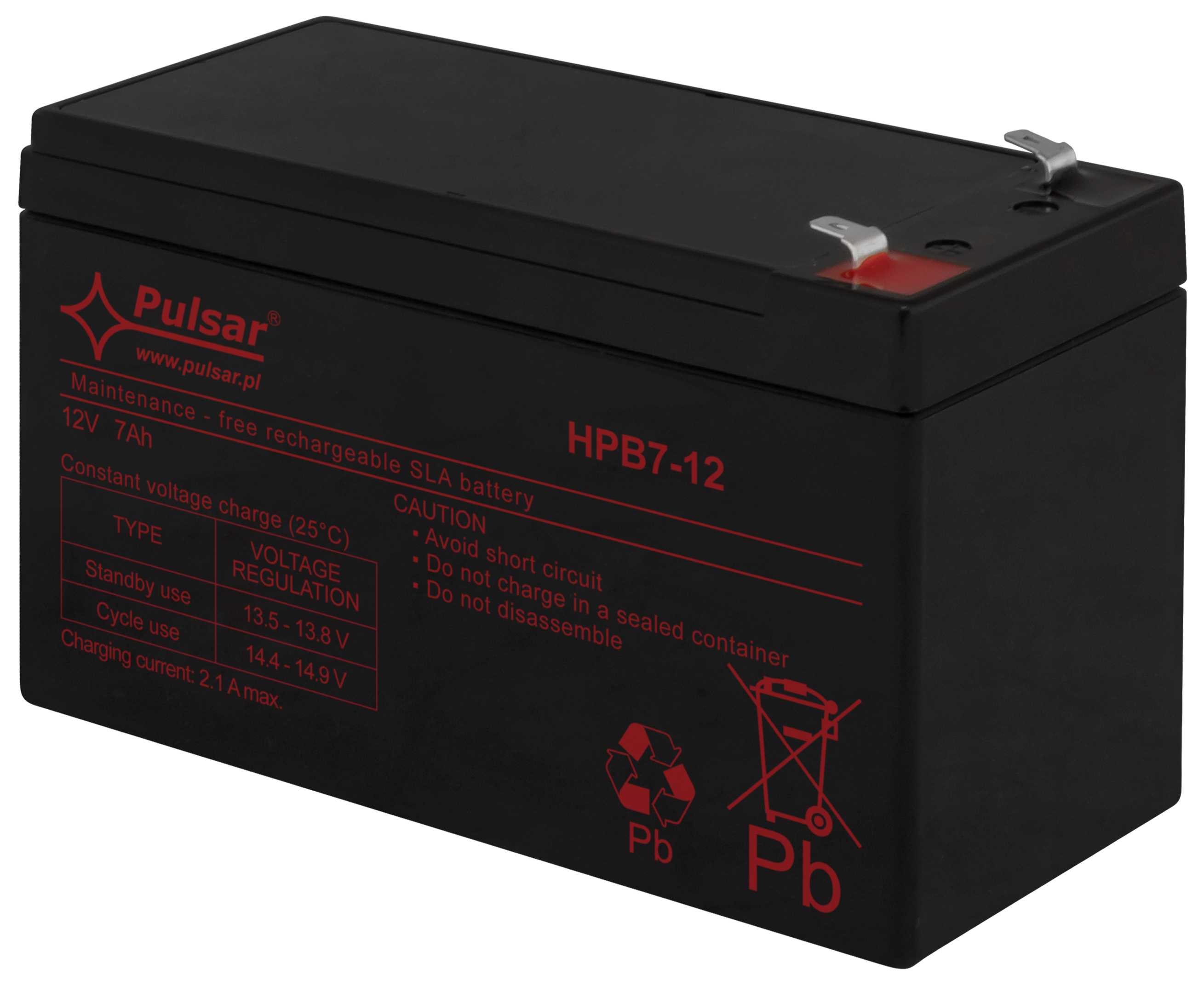 NOBY - Blybatteri, 12V, 7Ah - 5-8 år