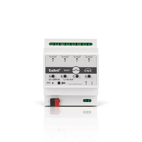 NOBY - KNX utgangsmodul, 4 utganger Satel