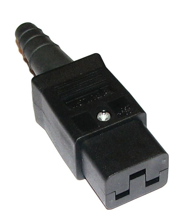 Lanse - APPARATSTØPSEL 16A C19 HUNN  FOR PDU