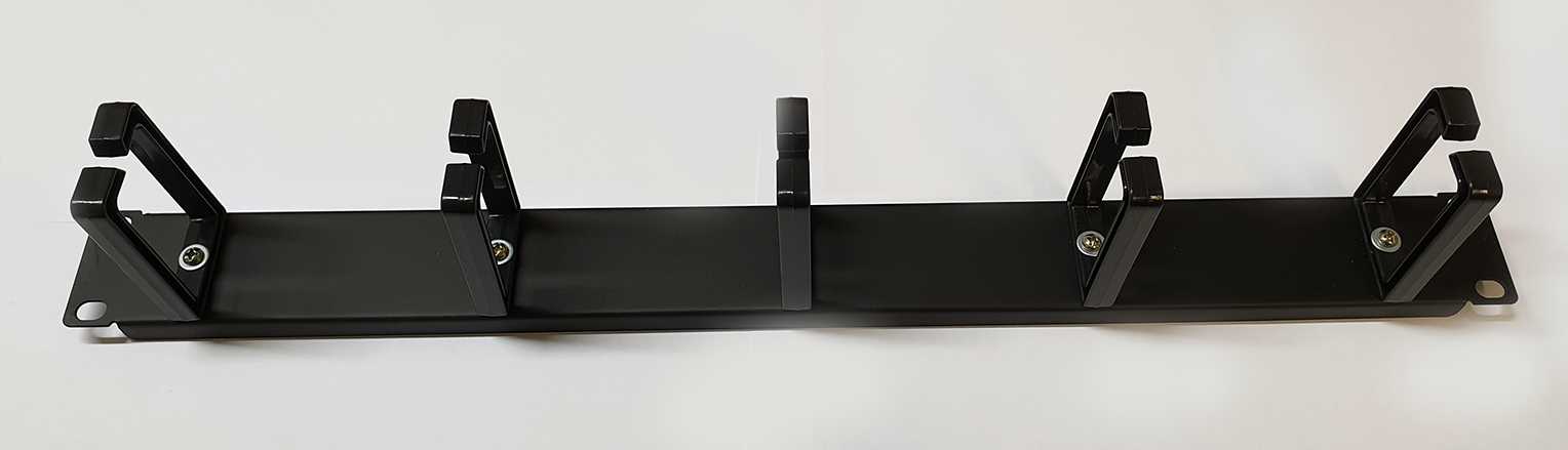 Lanse - FØRINGSPANEL HORISONTAL 19 SORT 7cm inkl. skruesett