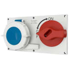 Mennekes - 7523,16A4p9h 230V Panelmontert uttak DUO Block IP 67