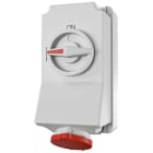 Mennekes - 5103A,16A5p6h 400V Veggmontert Uttak DUO Block IP44