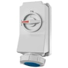 Mennekes - 5604A,32A4p9h 230V Veggmontert Uttak DUO Block IP67
