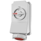 Mennekes - 5603A,16A5p6h 400V Veggmontert Uttak DUO Block IP67