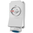 Mennekes - 5599A,16A4p9h 230V Veggmontert Uttak DUO Block IP67