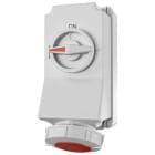 Mennekes - 5608A,32A5p6h 400V Veggmontert Uttak DUO Block IP67