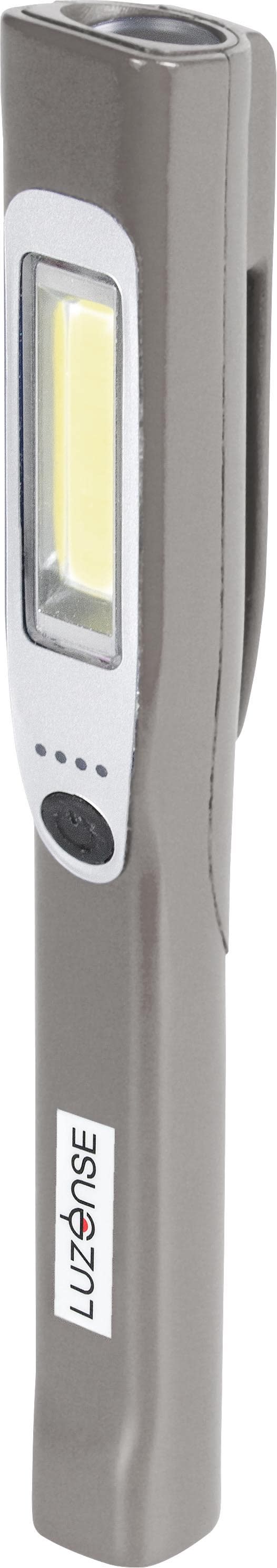 Unilamp - Oppladbar 2W LED håndlykt komplett med USB lader og kabel.