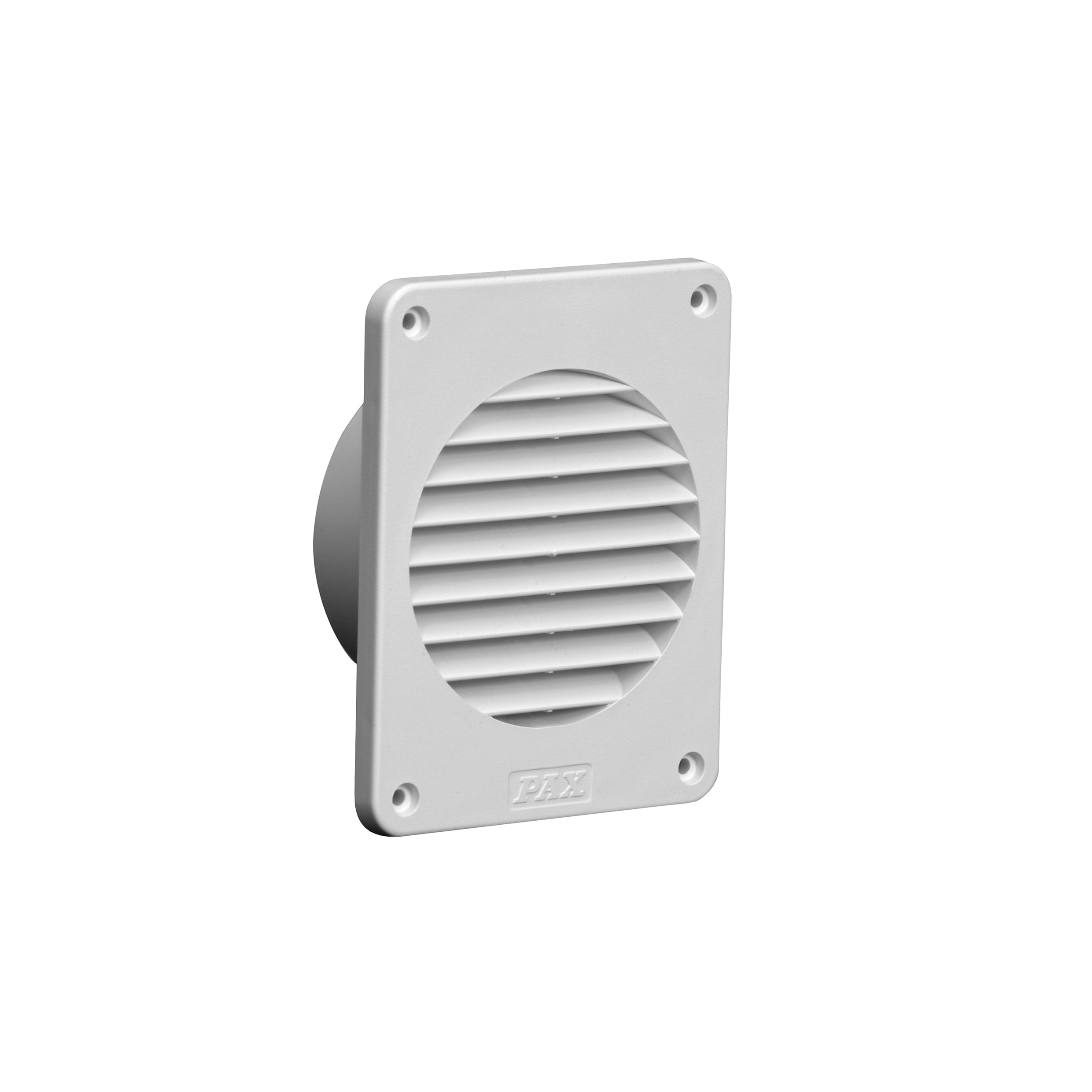 Volution - YTTERVEGGSGITTER Ø80 HVIT