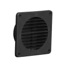 Pax - Ytterveggsgitter Ø100 Svart / 8156-2