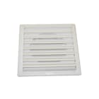 Fresh - Utvendig rist 180X180MM hvit