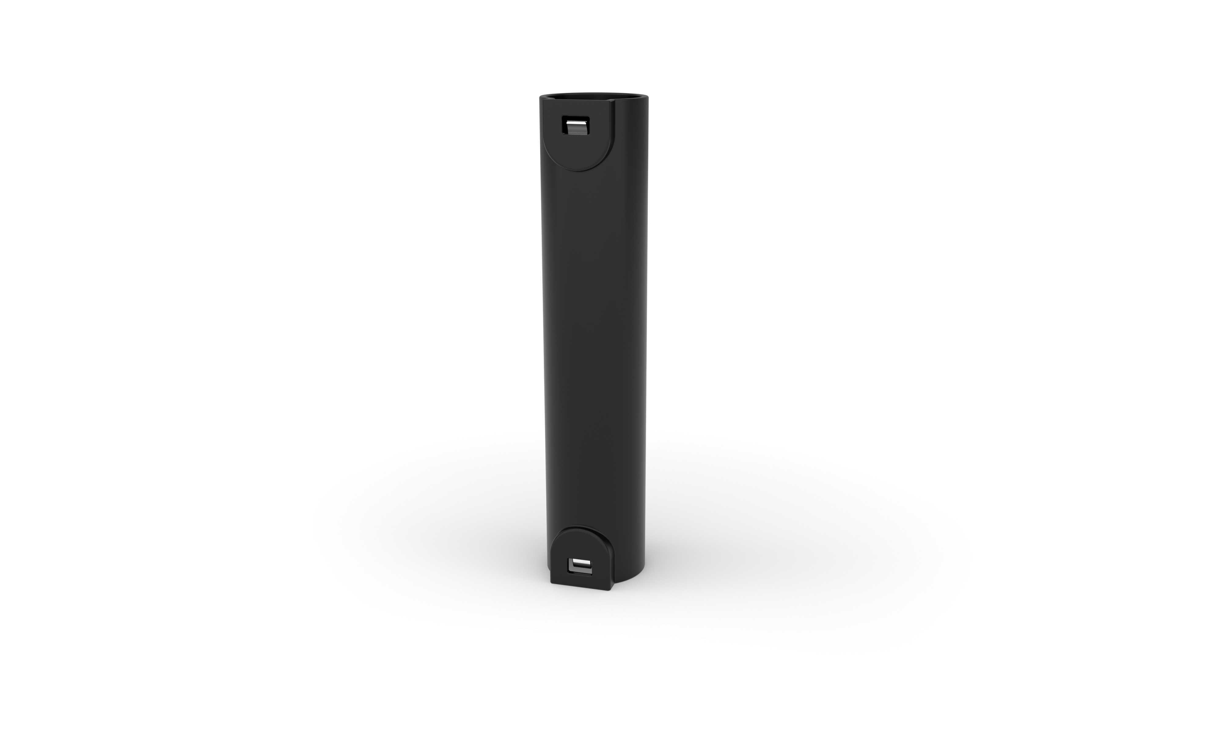 PM Flex - Skjøtemuffe 20mm sort UV med lås LSZH