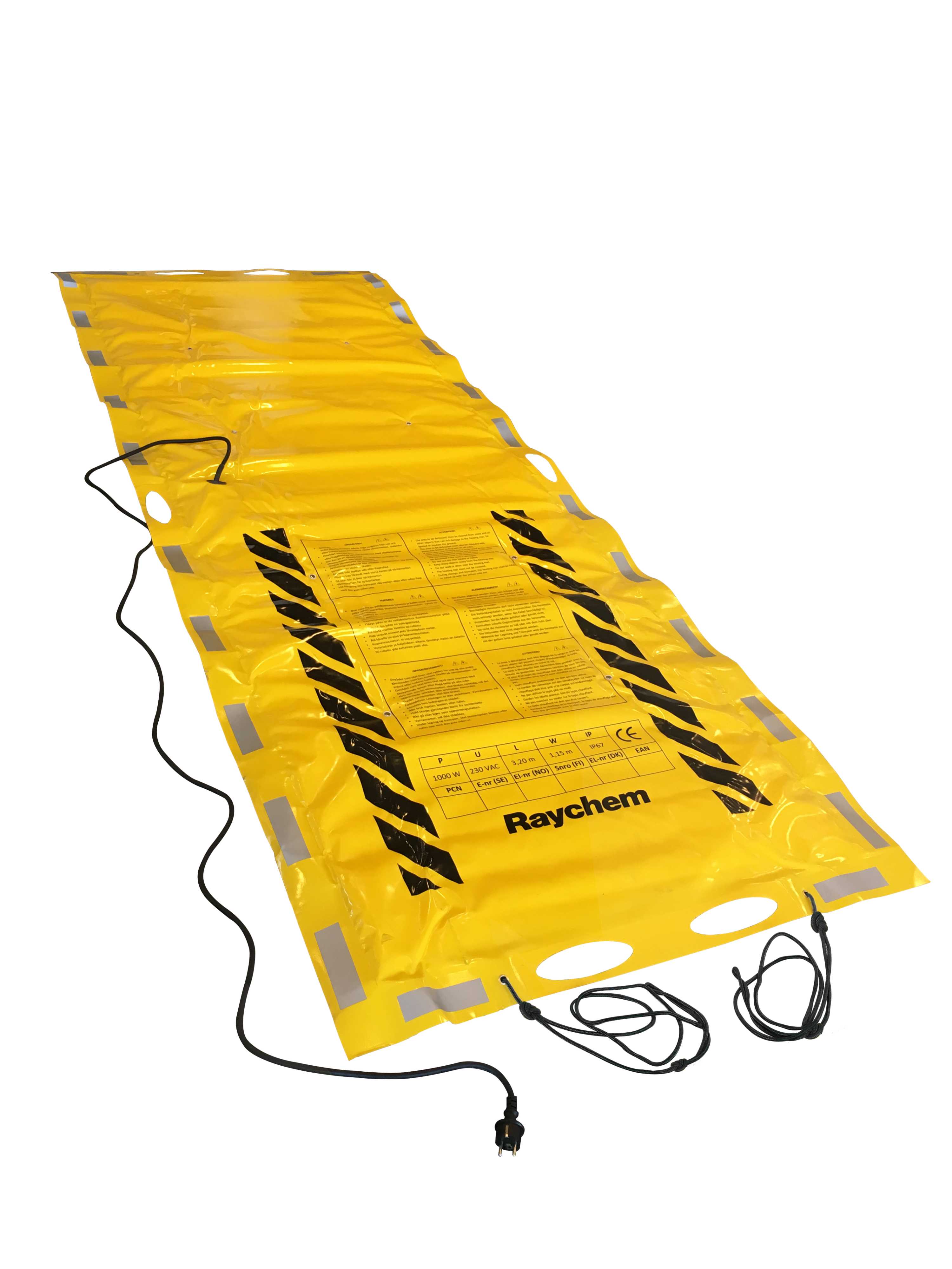 Raychem / nVent - ELEKTRISK VARMEMATTE 1000W 3m²