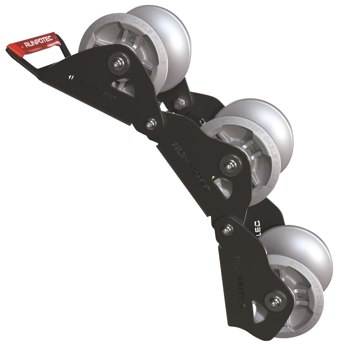 Castor - Trinse roller Trippel leddet