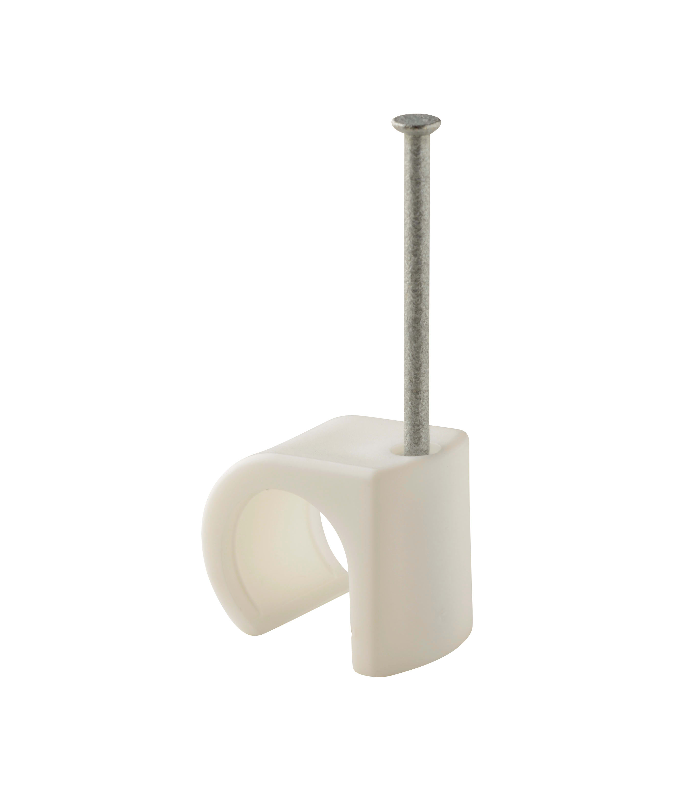 Castor - Plastklips m/spiker C 3-5 N for feste av rund kabel