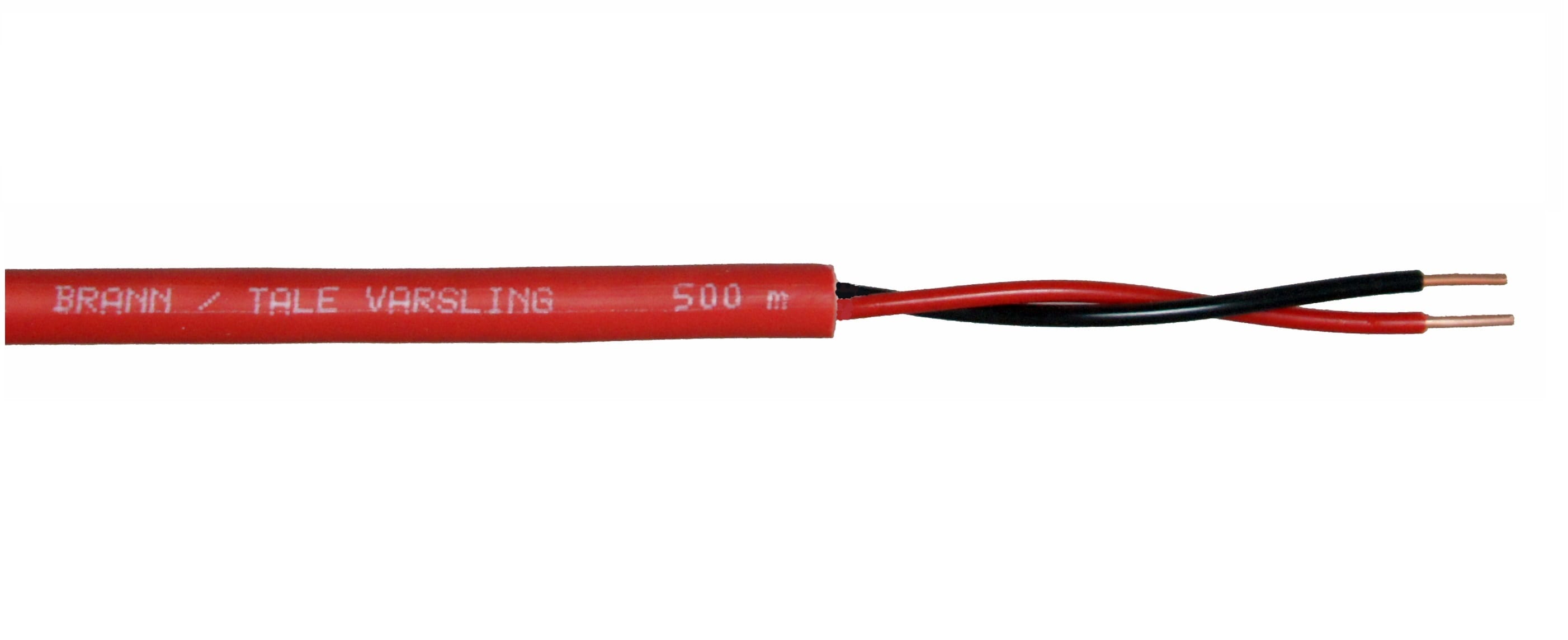 Jørgen Holmefjord AS - Brann/Talevarsling rød 2x1mm