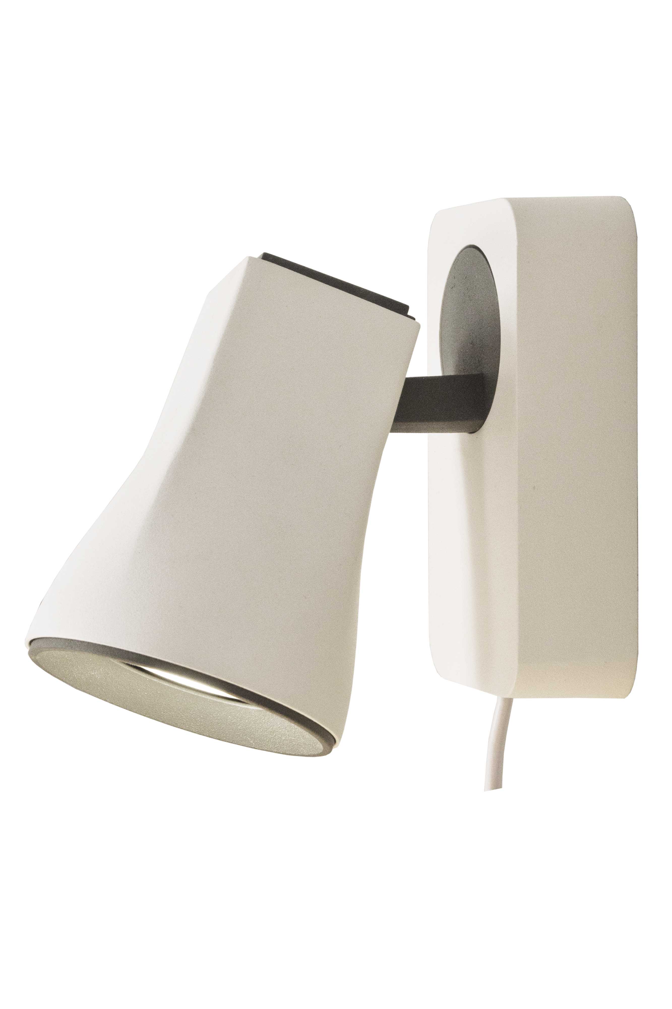 Aneta Lighting - MODUS veggspot hvit/grå, GU10