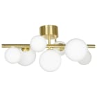 Aneta Lighting - MOLEKYL PLAFOND MATT MESSING/HVIT