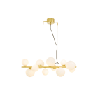 Aneta Lighting - MOLEKYL TAKLAMPE L85 MATT MESSING/HVIT