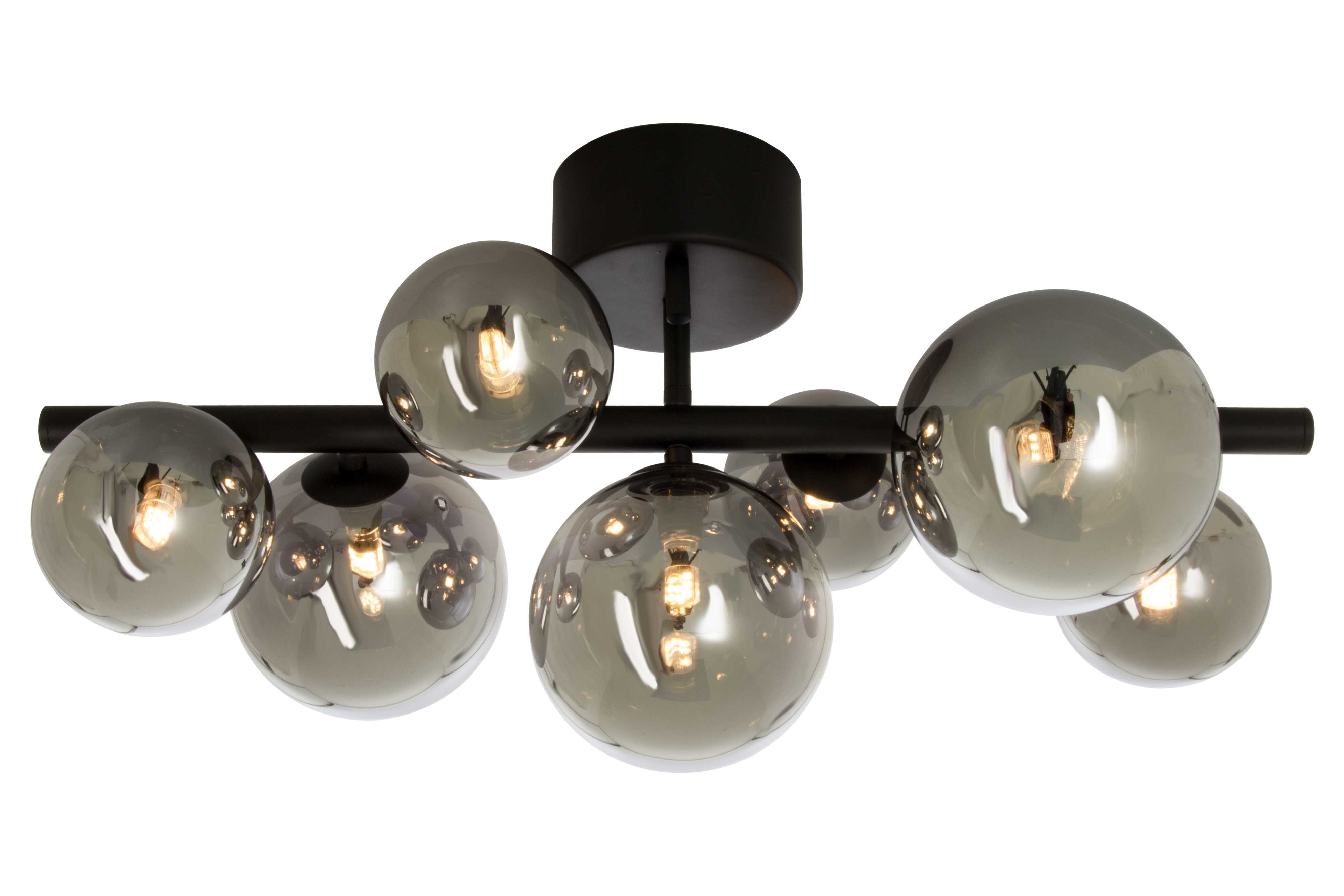 Aneta Lighting - MOLEKYL PLAFOND SVART/RØK
