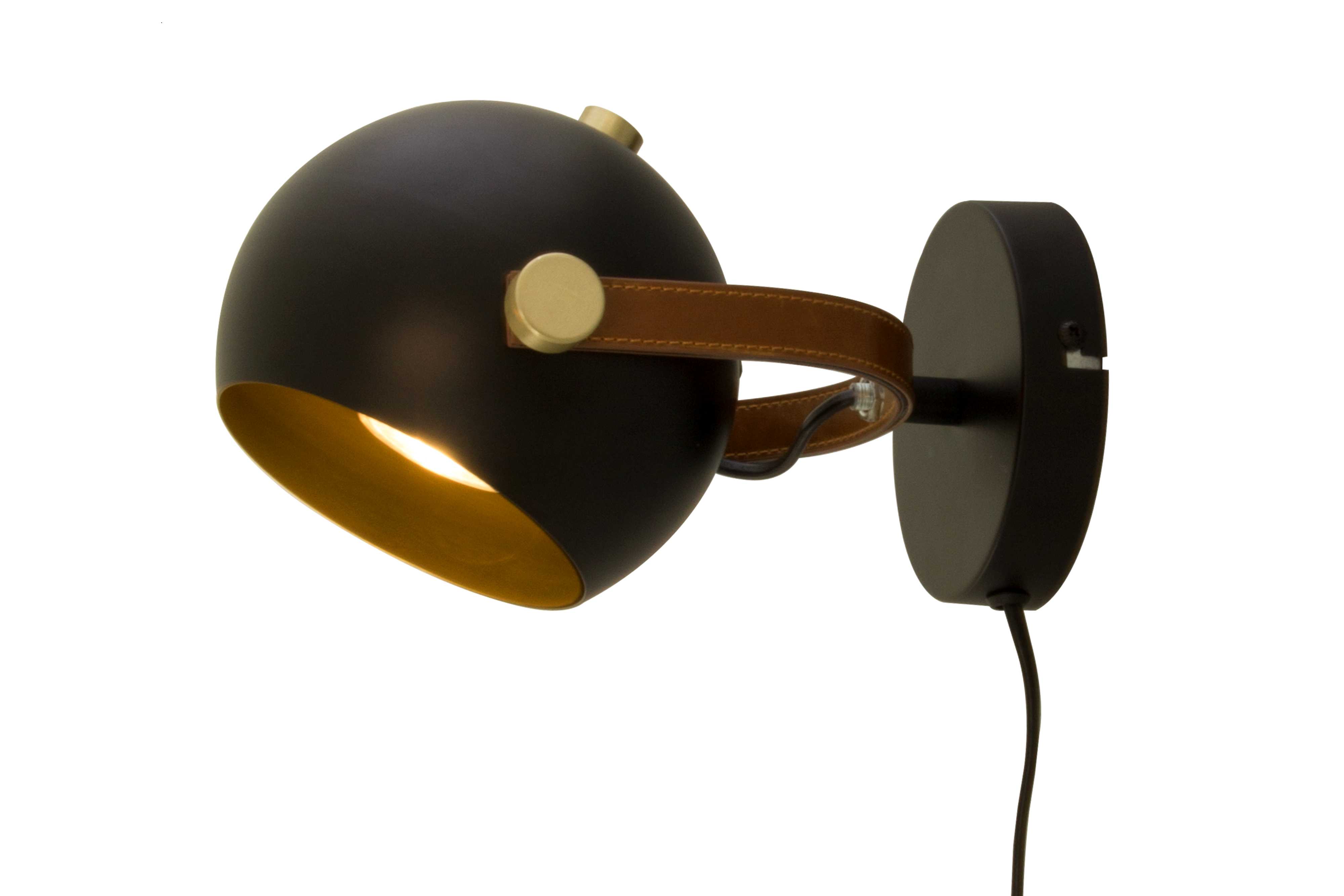 Aneta Lighting - BOW VEGGLAMPE SVART