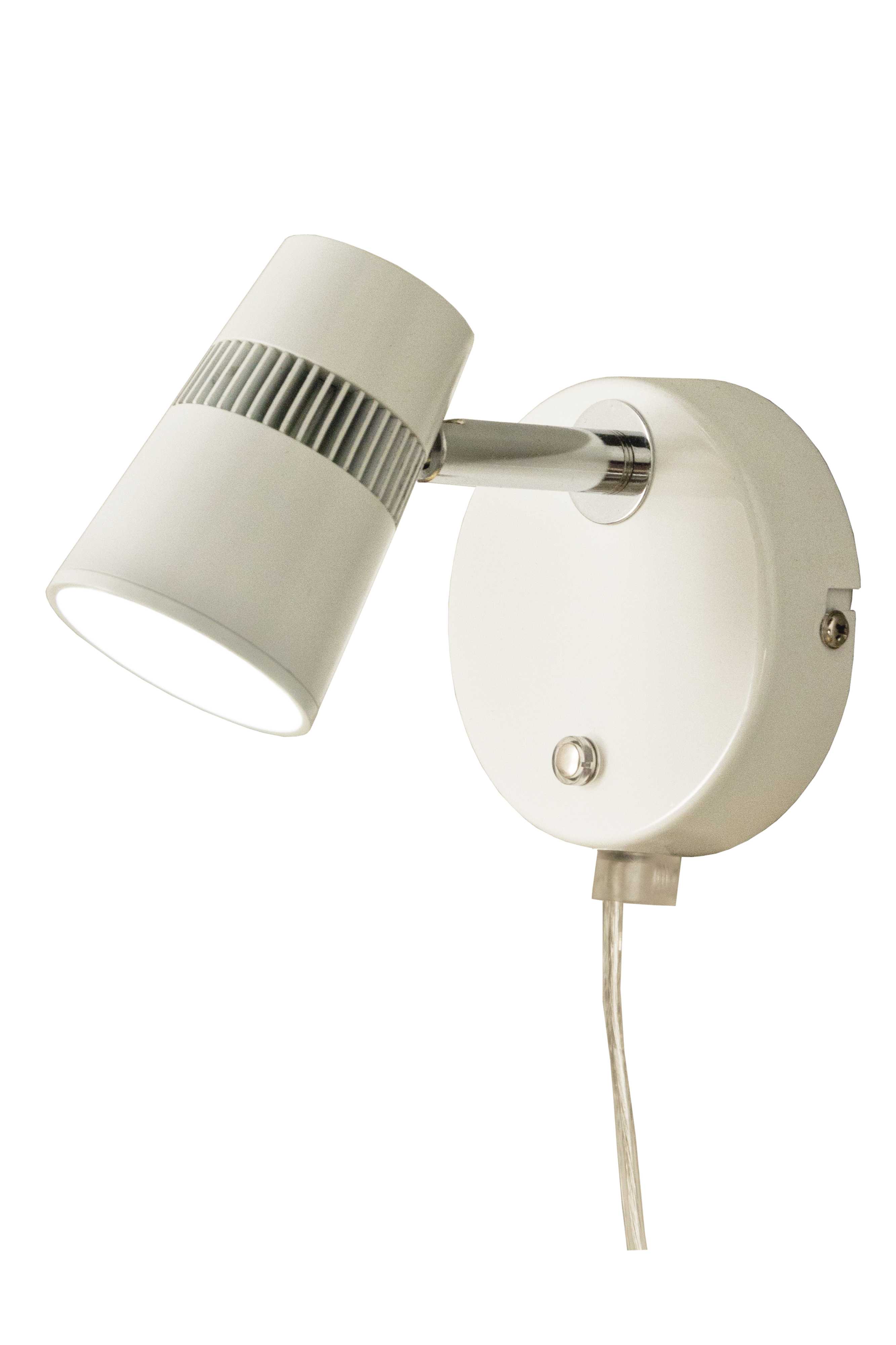 Aneta Lighting - AERO veggspot hvit, LED 5W