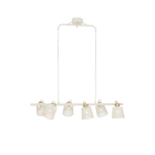 Aneta Lighting - FRAPINO TAKLAMPE HVIT/MATT MESSING