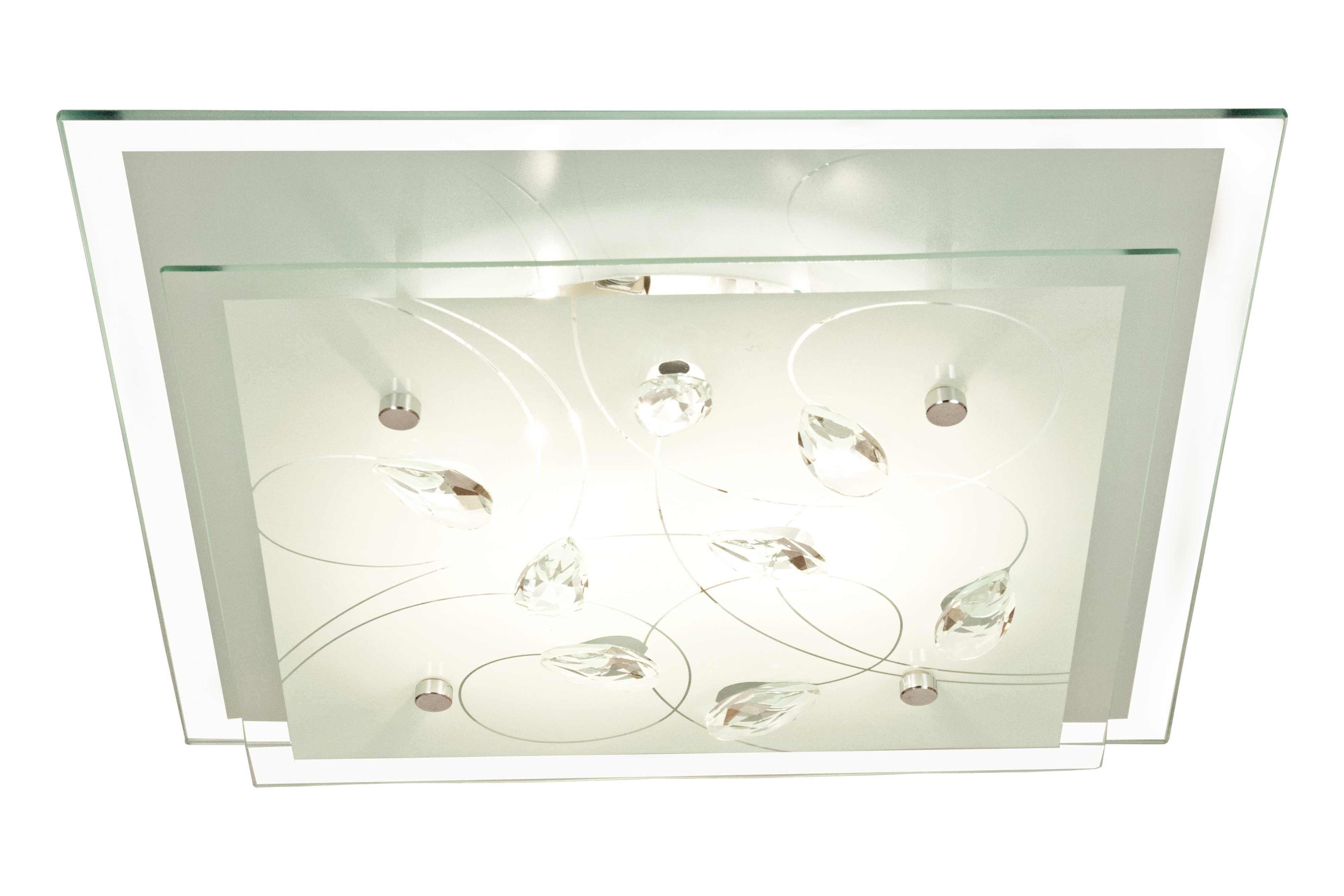 Aneta Lighting - Demi Plafond 2Xe14 Firkantet
