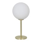 Aneta Lighting - MOLEKYL BORDLAMPE 1-LYS MATT MESSING/HVIT