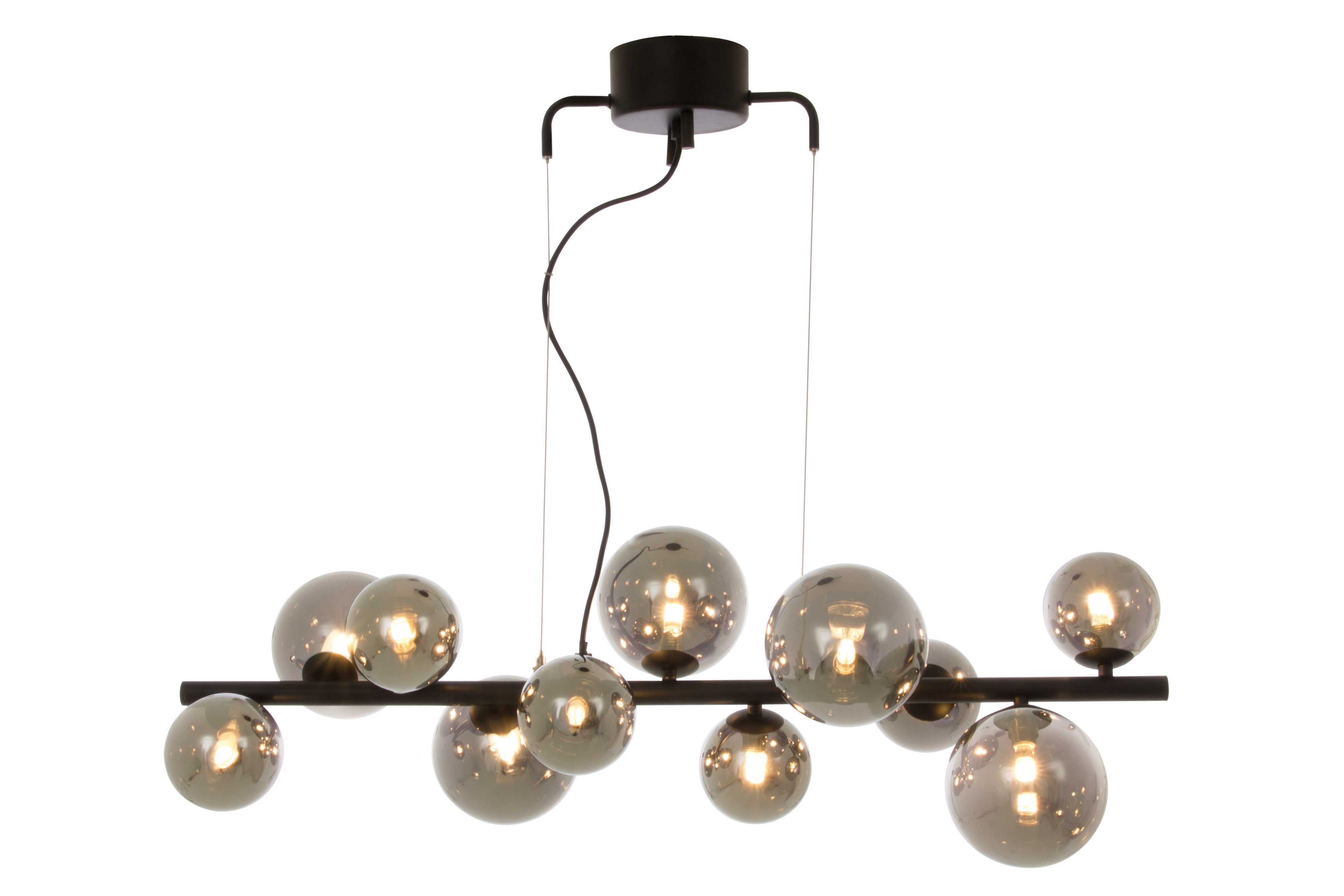 Aneta Lighting - MOLEKYL TAKLAMPE L85 SVART/SOTET