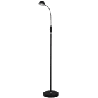 Aneta Lighting - JUNO golvlampe svart/krom, LED 5W