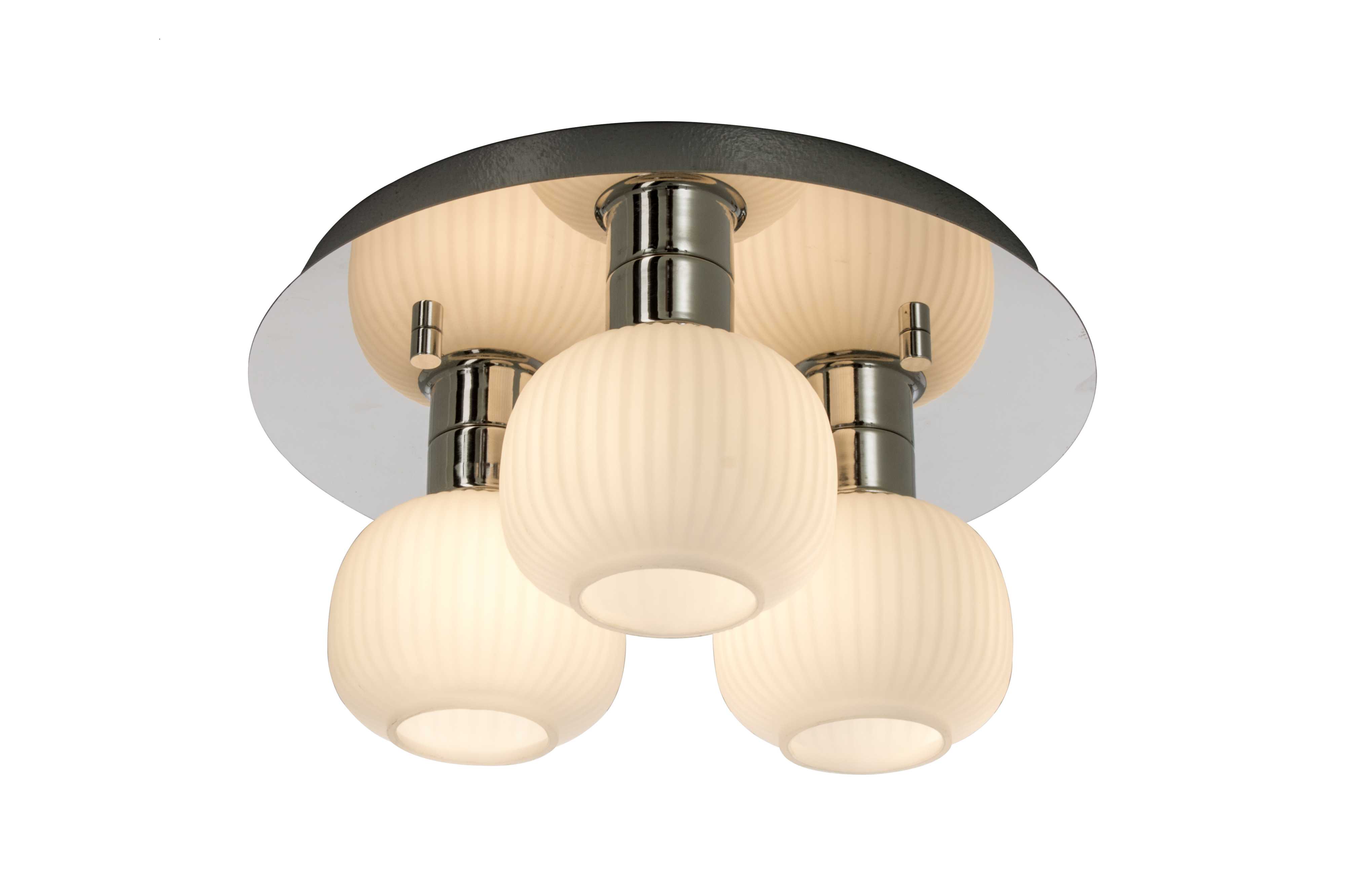 Aneta Lighting - MESSINA PLAFOND BAD KROM/HVIT