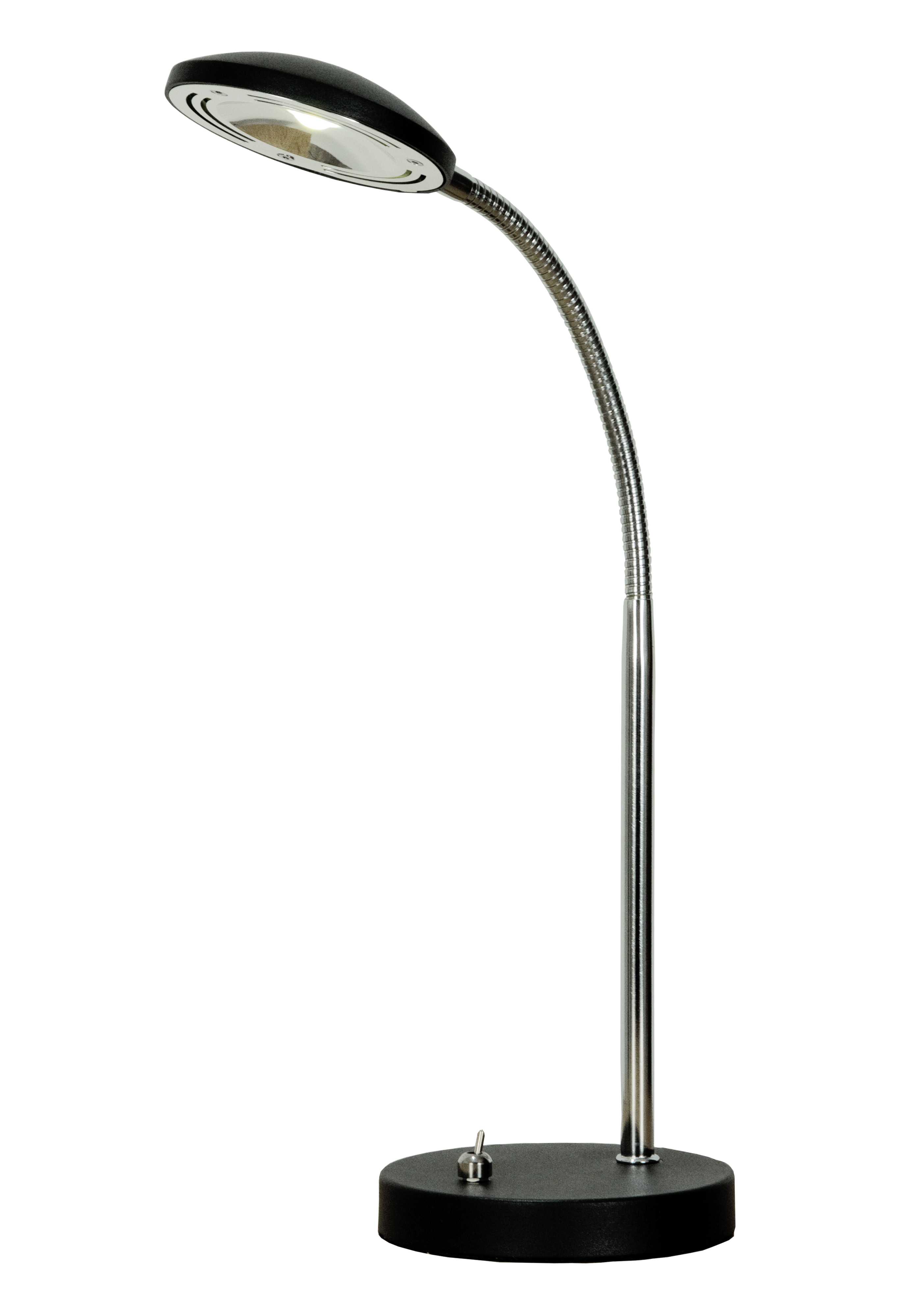 Aneta Lighting - HERO bordlampe svart/krom, LED 5W