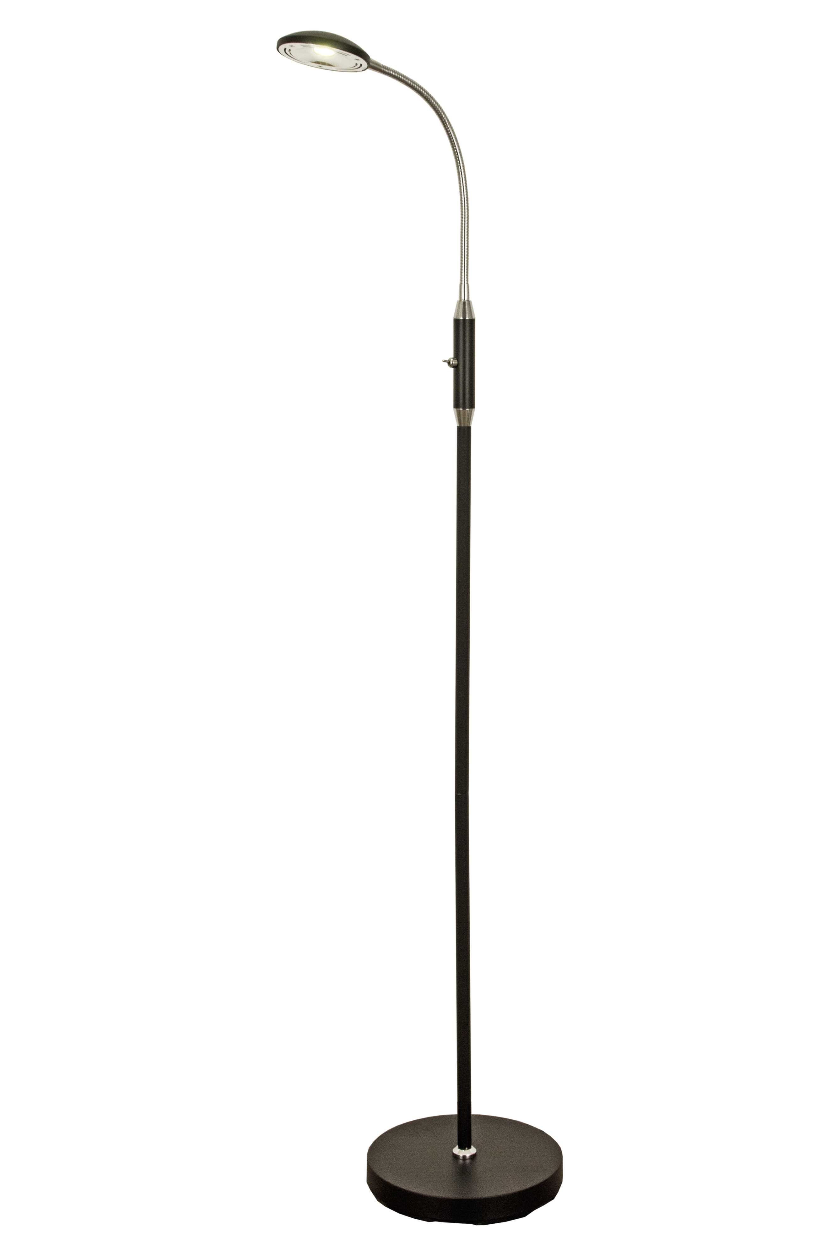 Aneta Lighting - HERO golvlampe svart/krom, LED 5W