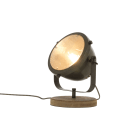 Aneta Lighting - ALASKA BORDLAMPE/VEGGLAMPE JERNGRÅ/TRE
