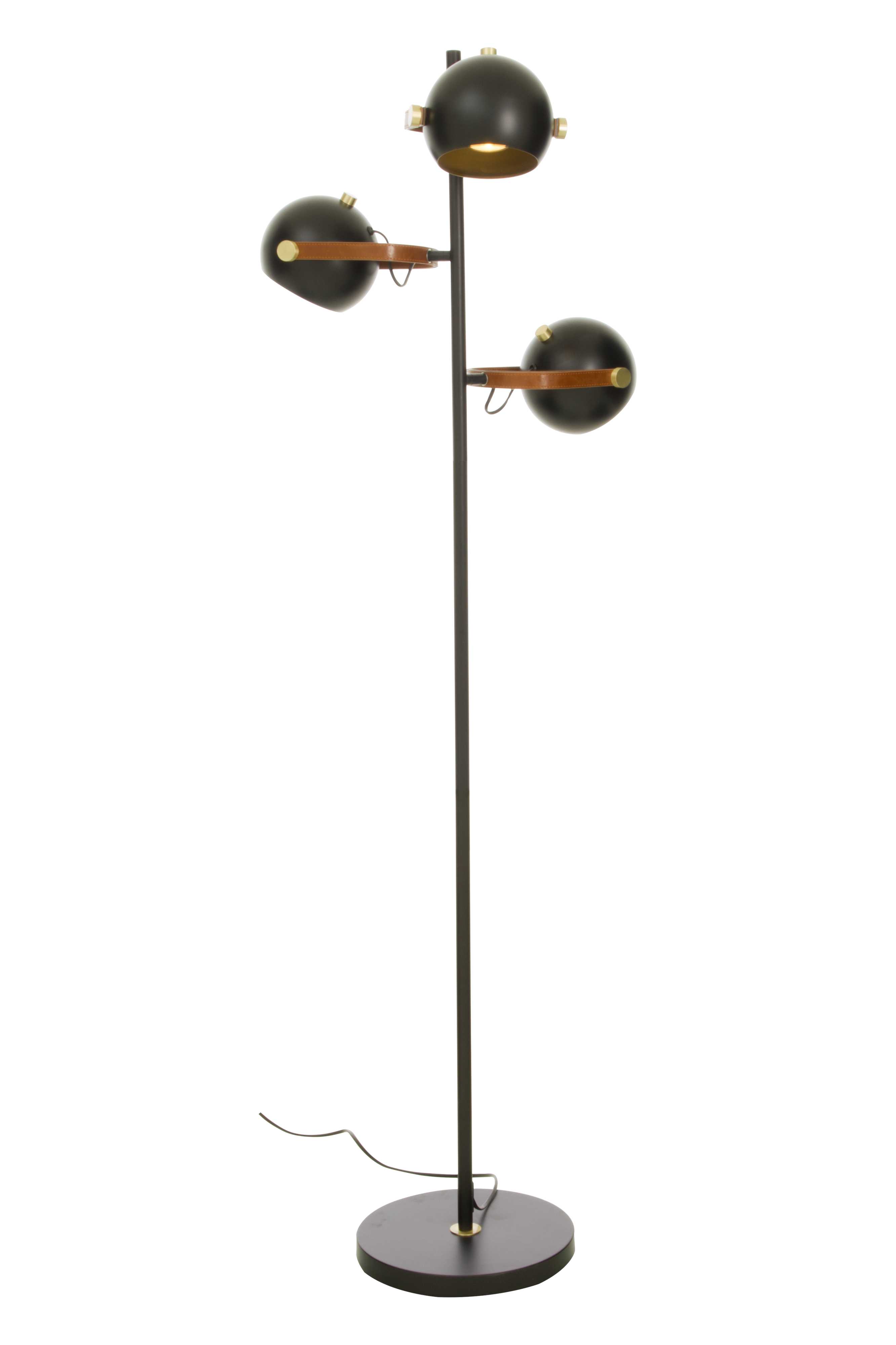 Aneta Lighting - BOW GULVLAMPE 3 LYS SVART