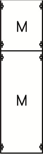 ABB Electrification - Montasjeplate 1M2A