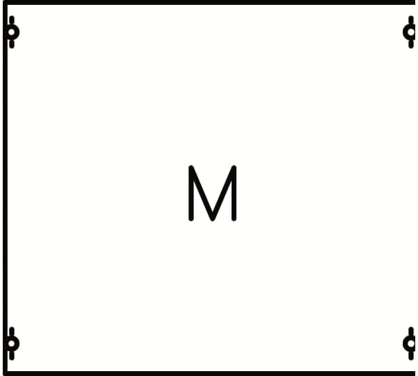 ABB Electrification - Montasjeplate 2M00A