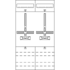 ABB Electrification - Målerfelt For 2 Måler 2Zf21