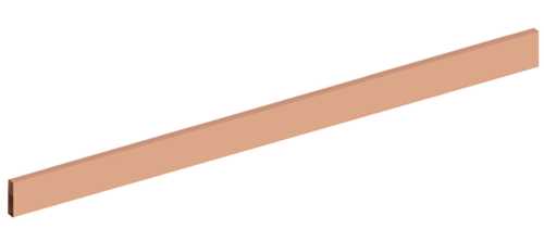 STRIEBEL & JOHN - Jordskinne 12x5mm, L1250mm