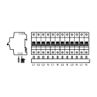 ABB Electrification - Samleskinne, L1,L2,L3,N,L1,N,L2,N.. 58mod, 16mm2